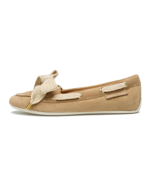 Candice Cooper Natural Ballerina Shoes