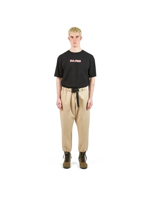 Philippe Model Natural Cropped Trousers for men