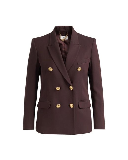 Elisabetta Franchi Brown Blazers
