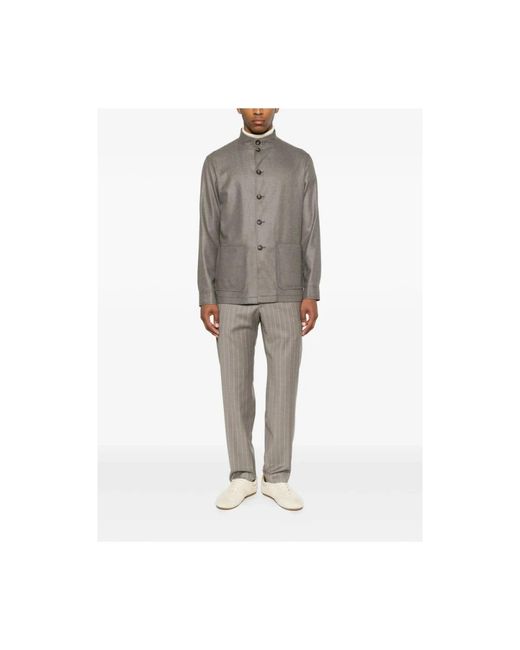 Tagliatore Gray Suit Trousers for men