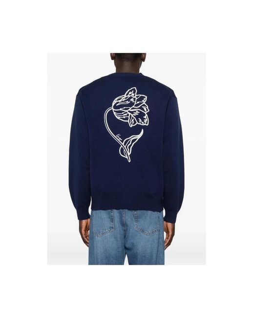 KENZO Blue Cardigans for men
