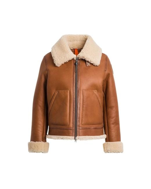 Parajumpers Faux Fur & Shearling Jackets in het Brown