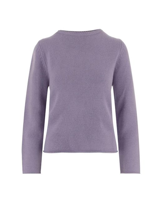 Allude Purple Cashmere Knitwear