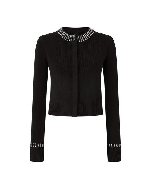 Pinko Truien & Vesten ,Zwart ,Stijlvolle Cardigan Mod. Spezzino in het Black