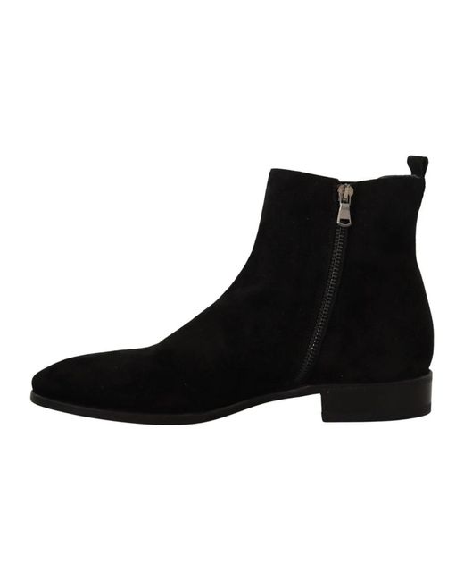 Suede Chelsea Boots Dolce & Gabbana pour homme en coloris Black