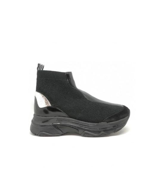 Twinset Black Lace-Up Boots