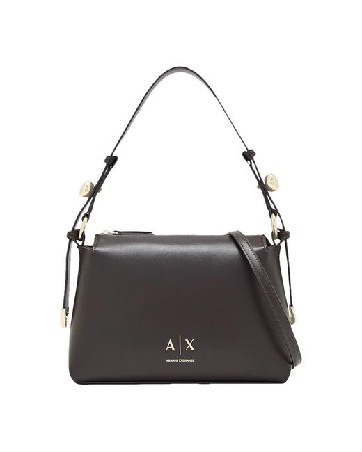 ARMANI EXCHANGE Black Shoulder Bags