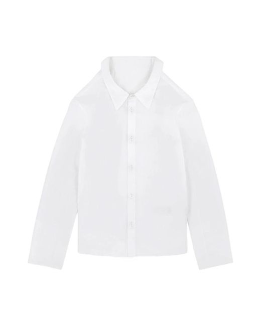 MM6 by Maison Margiela White Shirts