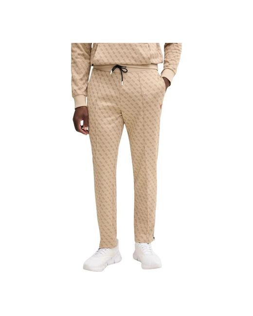 Guess Korbin Sweatpants in het Natural voor heren
