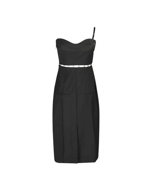 Anna October Black Midi Dresses