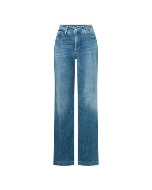 M·a·c Blue Straight Fit Jeans