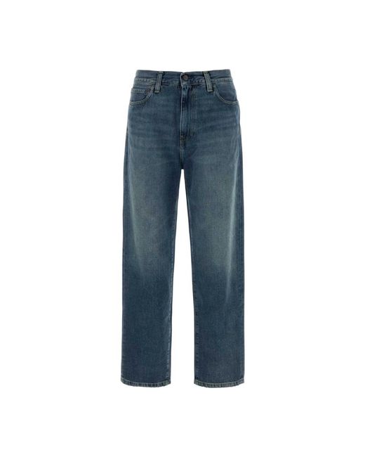 Carhartt Blue Straight Jeans for men