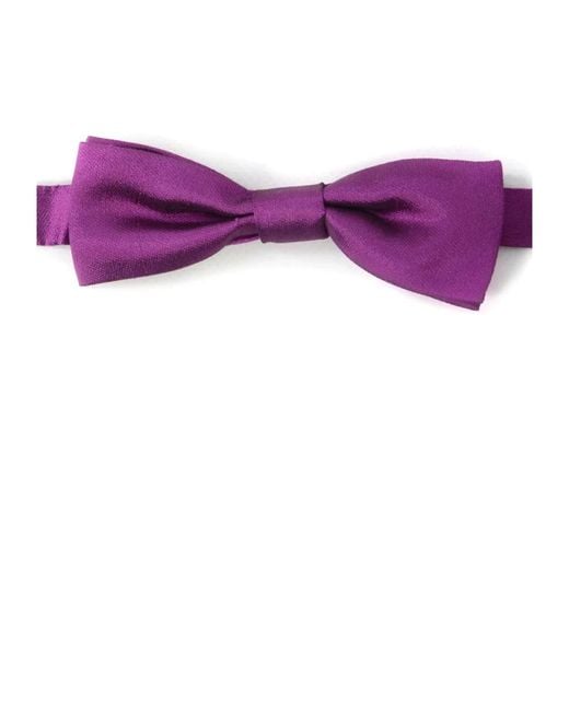 Bowties di Dolce & Gabbana in Purple da Uomo