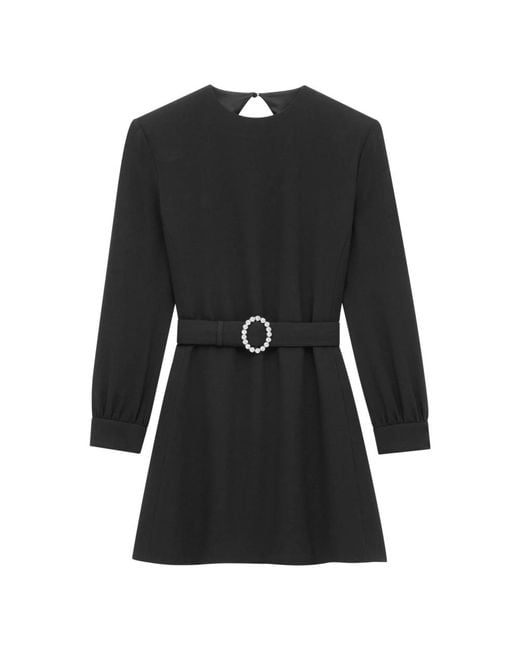 Saint Laurent Black Short Dresses
