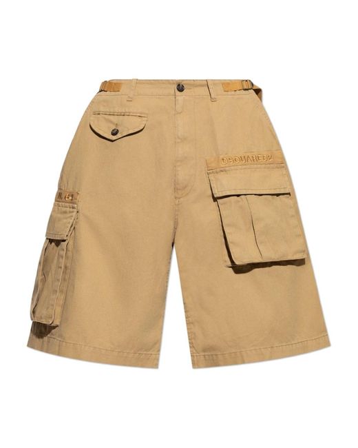 Casual Shorts DSquared² de hombre de color Natural
