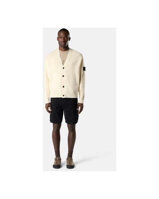 Cardigans Stone Island de hombre de color Natural