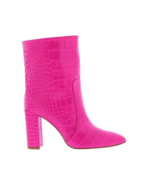 Toral Pink Heeled Boots