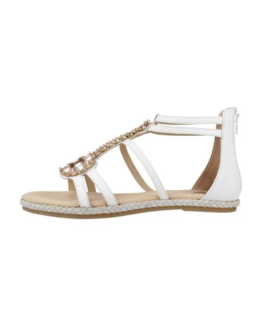 Stonefly Metallic Flat Sandalen