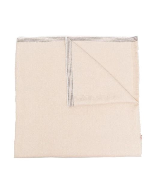 Brunello Cucinelli Natural Winter Scarves for men