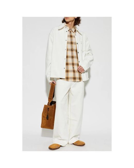 Straight Jeans AMI de hombre de color White