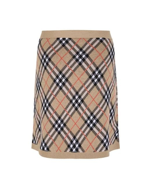 Burberry Multicolor Short Skirts