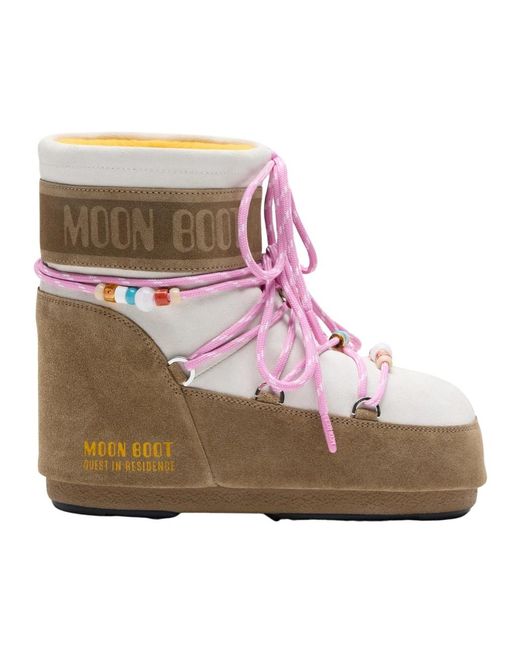 Moon Boot Icon Low in het Pink