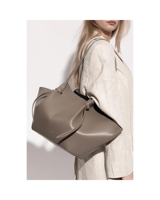 Yuzefi Gray Mochi Große Shopper-Tasche