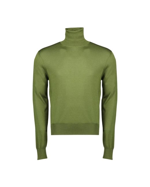 Saint Laurent Green Turtlenecks for men