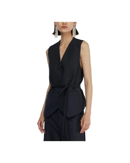 Vests Semicouture de color Blue