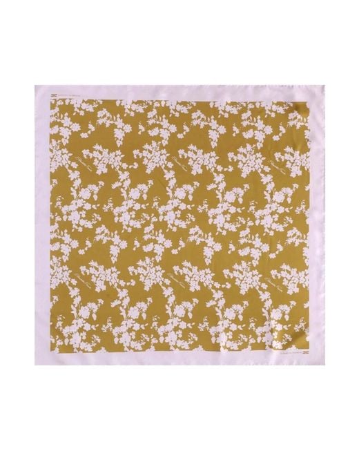 Silky Scarves Elisabetta Franchi de color Metallic