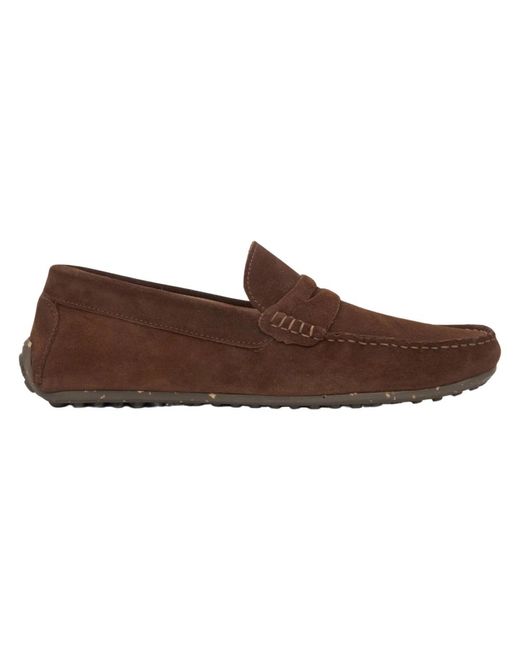 ESTRO Brown Loafers for men