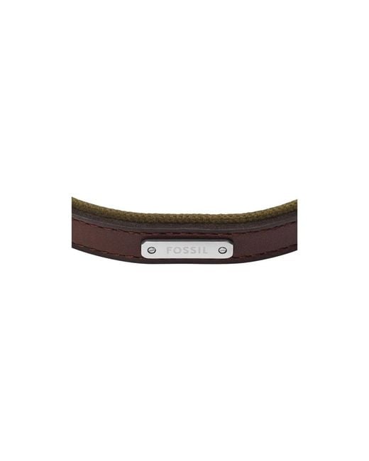 Fossil Everett Armband in Brown für Herren