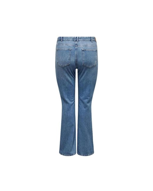 Only Carmakoma Blue Boot-Cut Jeans