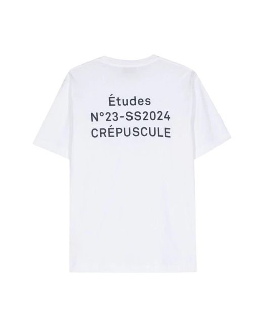 Etudes Studio White T-Shirts for men