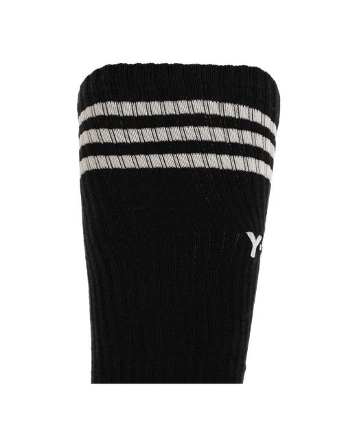 Socks Y-3 pour homme en coloris Black