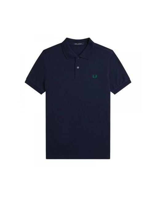 Fred Perry Blue Polo Shirts for men