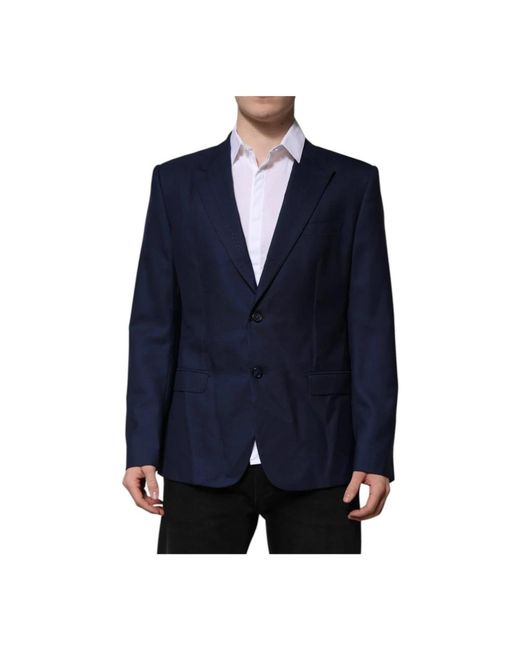 Dolce & Gabbana Blue Blazers for men