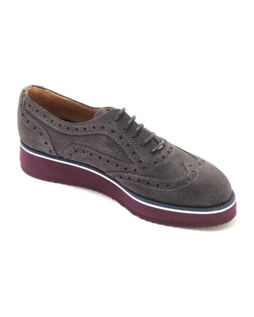 La Martina Brown Laced Shoes