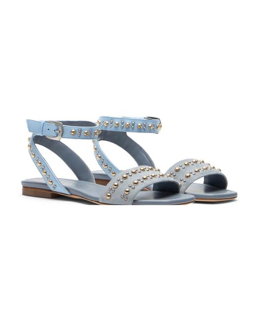 Flat Sandals di Stuart Weitzman in Blue