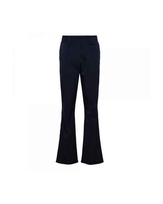 &Co Woman Basic Flare Broek in het Blue