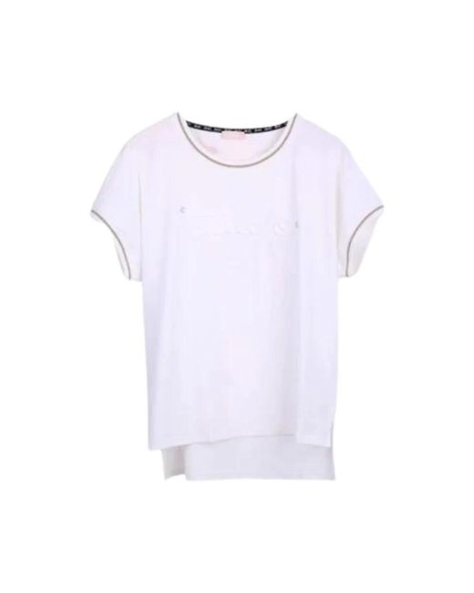 Liu Jo White Klassisches t-shirt