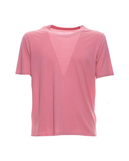 Majestic Filatures Pink T-Shirts for men