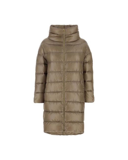 Herno Jassen ,Nylon Matilde Donsjack in het Natural
