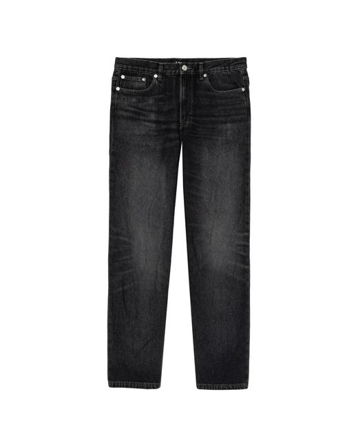 A.P.C. Straight Jeans in het Gray voor heren