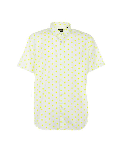 Liu Jo Short Sleeve Shirts in het Yellow voor heren