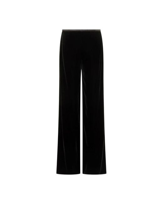 Emporio Armani Black Straight Trousers