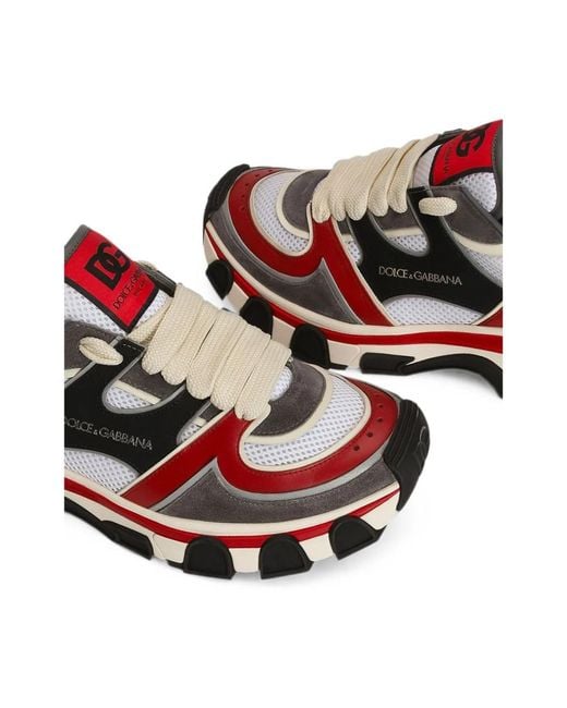 Dolce & Gabbana Red Sneakers for men