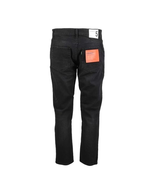 Department 5 Black Slim Fit Jeans for men
