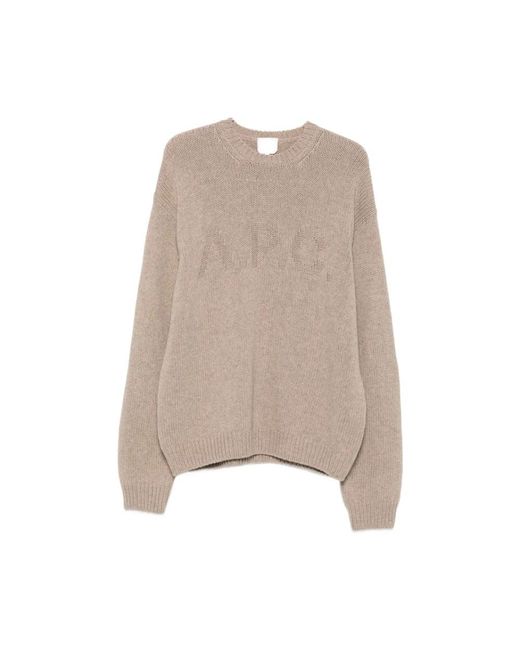 A.P.C. Trui in het Brown voor heren