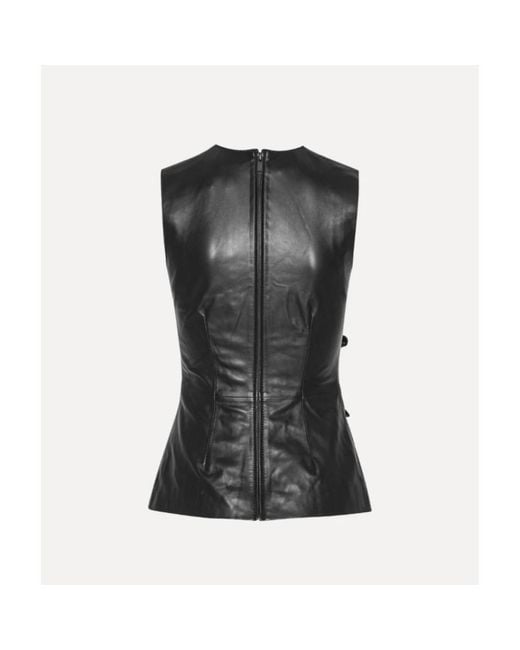 Sleeveless Tops ROTATE BIRGER CHRISTENSEN en coloris Black